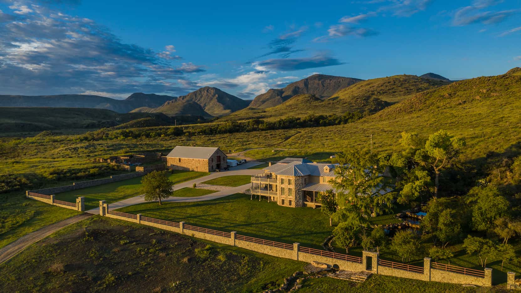 The KC7 Ranch includes a nearly 10,000-square-foot lodge that dates from the 1890s.