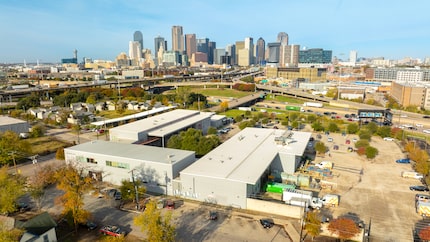 Aerial view of a 53,000-square-foot facility in South Dallas that is the new home of...