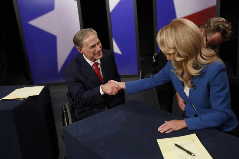 Before their final gubernatorial debate in 2014, Texas Attorney General Greg Abbott and...