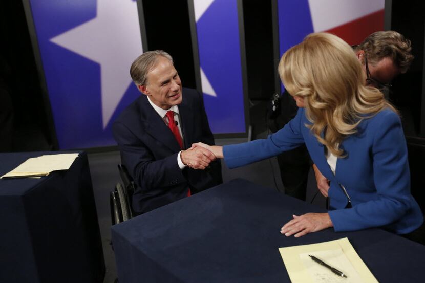 Before their final gubernatorial debate in 2014, Texas Attorney General Greg Abbott and...