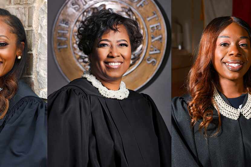 A composite of Judge Shequitta Kelly, Judge Tammy Kemp, Judge Audra Riley, and Judge Carmen...