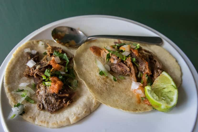 The Jimenez-Ibarra family members take turns buying barbacoa for monthly meals.