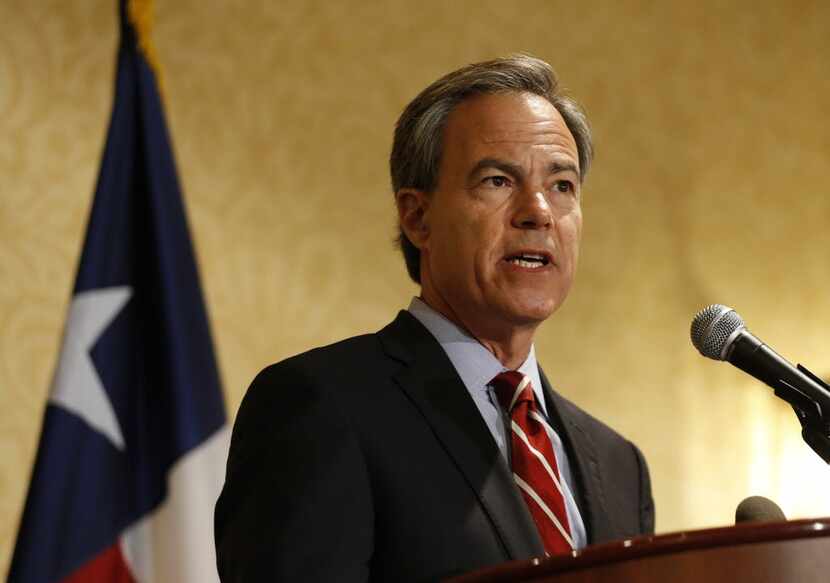 A file photo of Texas House Speaker Joe Straus in Cleveland, Ohio on Tuesday, July 19, 2016....