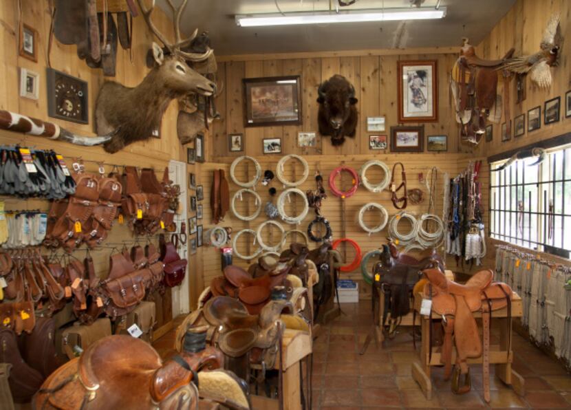 Oliver Saddle Shop, the oldest saddle shop in Texas, since 1917. Located at 3016 Plains...