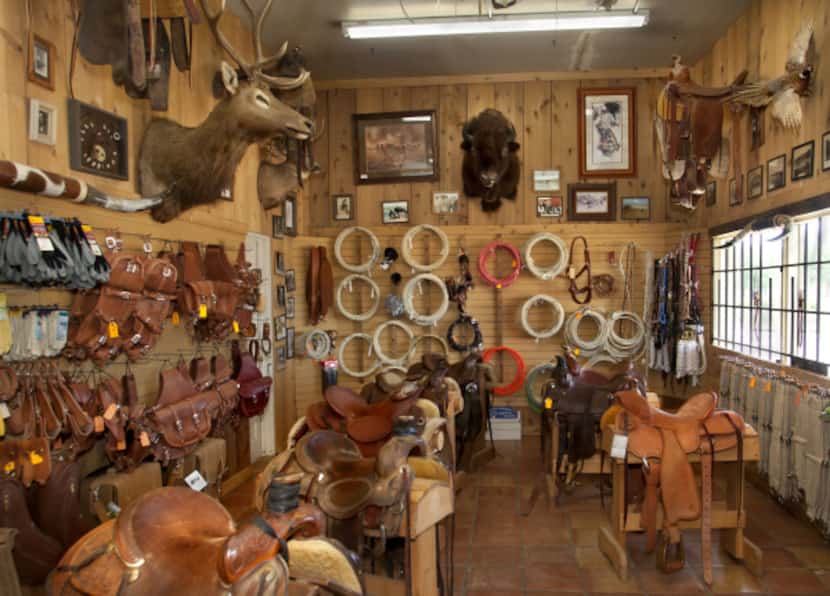 Oliver Saddle Shop, the oldest saddle shop in Texas, since 1917. Located at 3016 Plains...