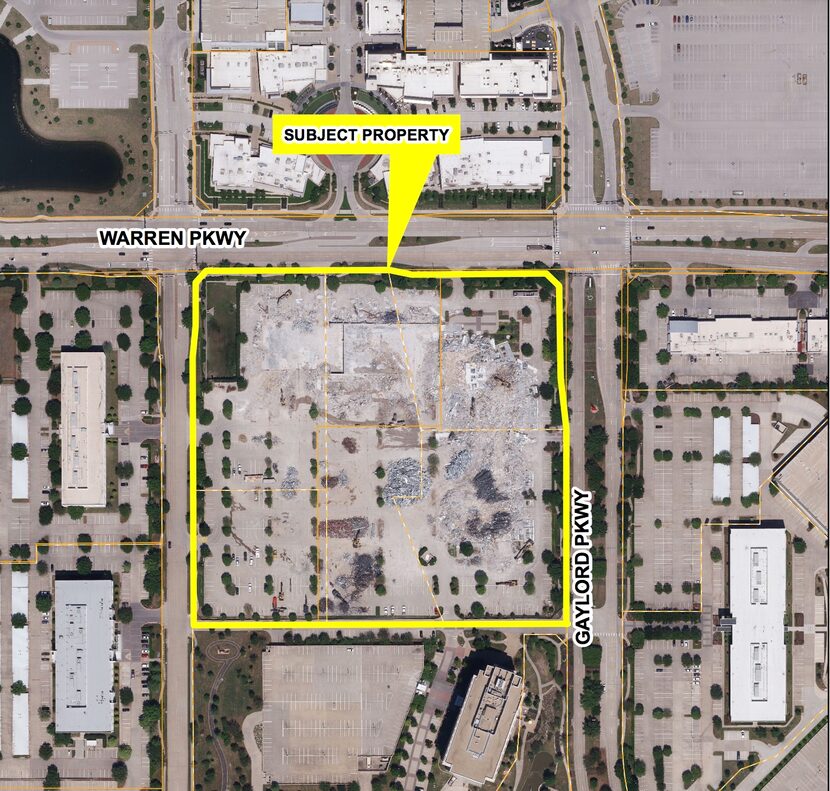 The residential, hotel and office project is planned at Warren and Gaylord parkways.