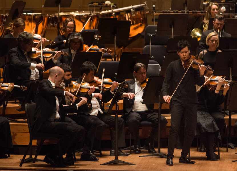 Led by guest conductor Juraj Valcuha, violin soloist Stefan Jackiw performs with the Dallas...