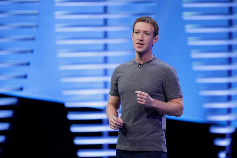 In this April 12, 2016, file photo, Facebook CEO Mark Zuckerberg speaks during the keynote...