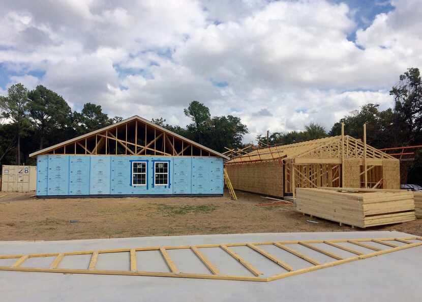 Dallas Area Habitat for Humanity is building several new homes in the Joppa neighborhood in...
