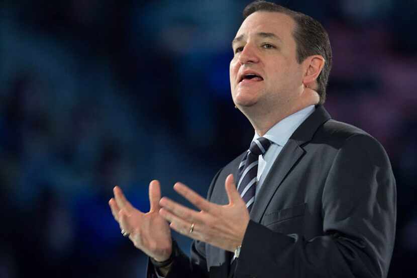  Texas Republican Sen. Ted Cruz formally announces his 2016 presidential candidacy before a...