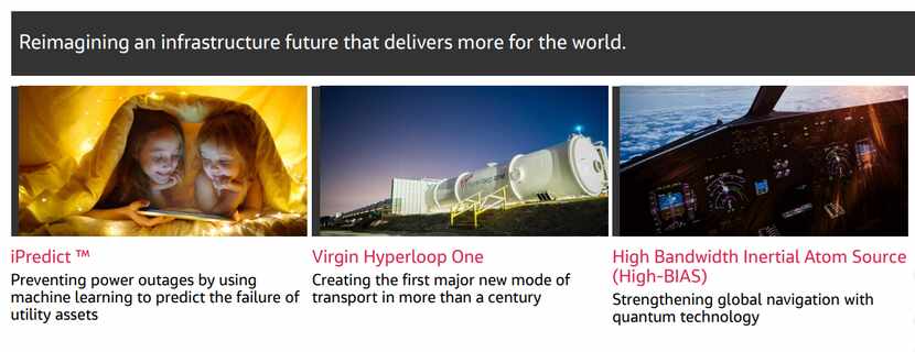 PA Consulting's recent work includes Virgin Hyperloop One and iPredict for public utilities.