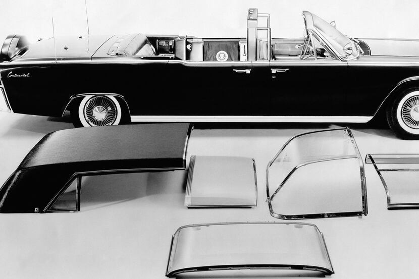 This June 1961 photo provided by the Ford Motor Co. shows President. John F. Kennedy's...
