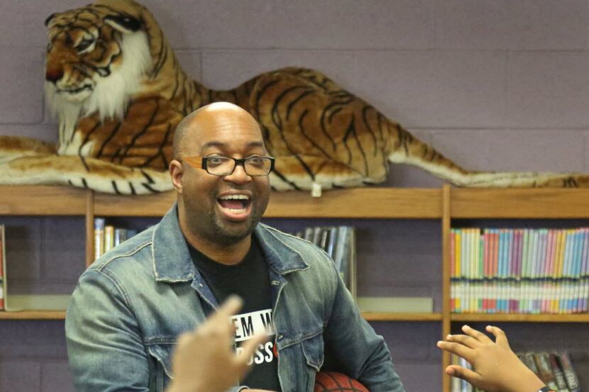 Newbery Medalist and best-selling author Kwame Alexander makes a surprise visit to Elsie...