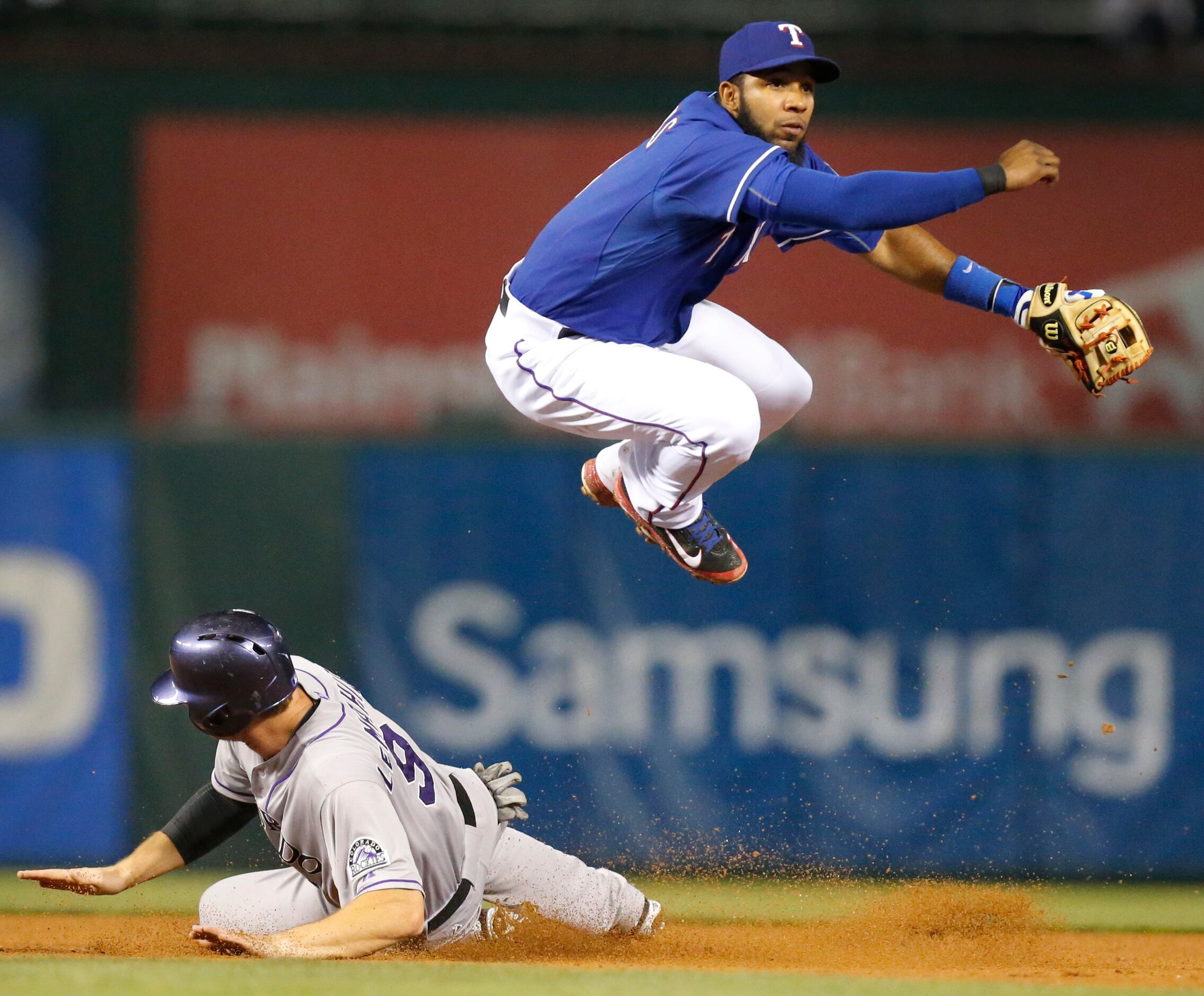 See some the best photos from Elvis Andrus' 12 seasons with the