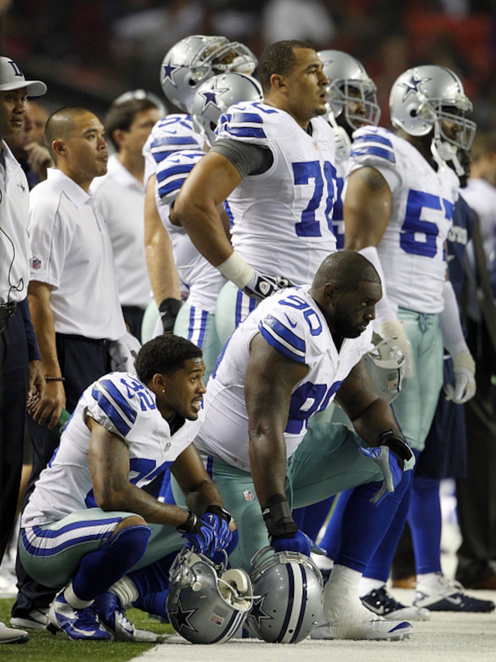 9 Aug 2008. Orlando Scandrick (32) of the Dallas Cowboys during the Cowboys  31-17 loss to the San Diego Chargers. Qualcomm Stadium, San Diego, CA.  (Icon Sportswire via AP Images Stock Photo - Alamy