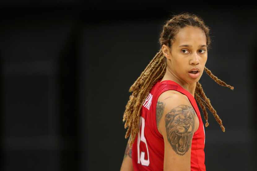 RIO DE JANEIRO, BRAZIL - AUGUST 12:  Brittney Griner #15 of United States during the women's...
