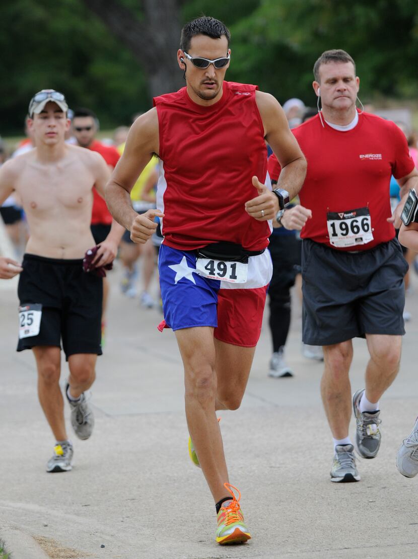 Craig Little begins the Hottest Half at Norbuck Park on Sunday, August 12, 2012   
