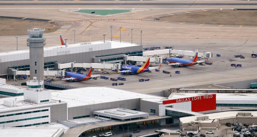 Dallas Love Field Airport in Dallas on Thursday, February 2, 2017. (Vernon Bryant/The Dallas...