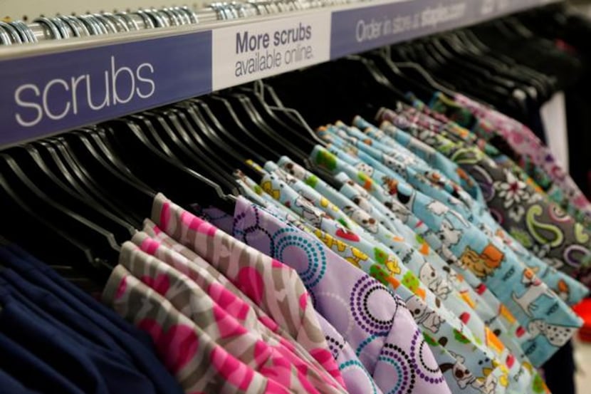 
“Probably shoppers will be most surprised when they see the scrubs,” Staples executive...