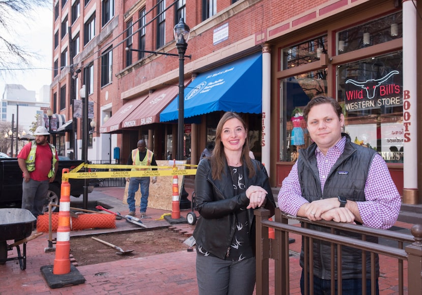 Jennifer Sanders, left, and Trey Bowles, co-founders of the Dallas Innovation Alliance,...