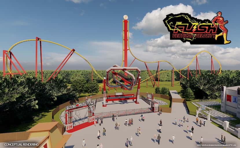 Six Flags Great Adventure near Trenton, N.J., will debut the first "super boomerang" coaster...