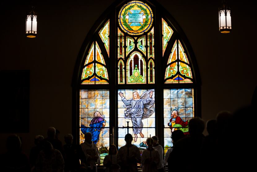 A scene from the Nov. 13 worship service at Good Shepherd Episcopal Church in Terrell.