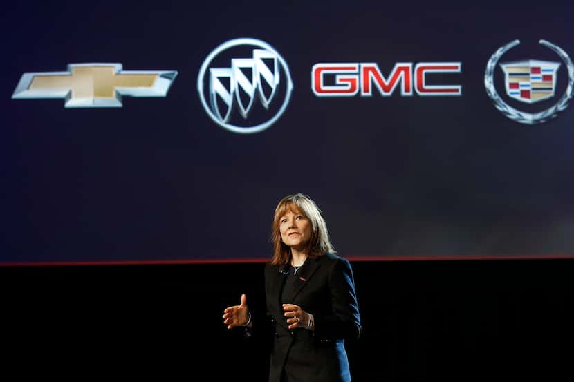 FILE - In this Sunday, Jan. 12, 2014, file photo, incoming General Motors CEO Mary Barra...