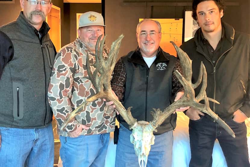 Greg Simons' buck was scored by a three-man panel of certified Boone and Crockett scorers at...
