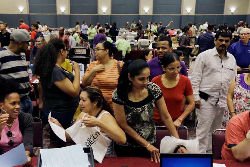 The Labor Department said Wednesday that applications for unemployment benefits climbed...