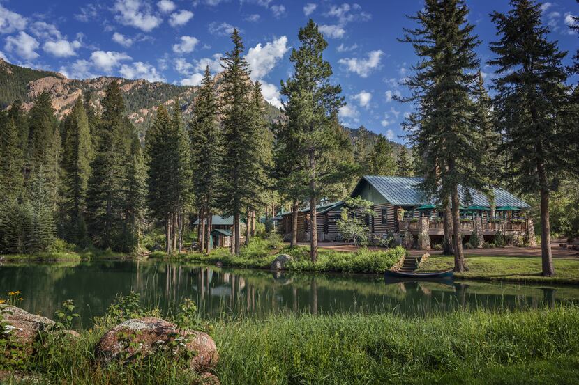 The lodge at the Ranch at Emerald Valley was enlarged and restored after the property...