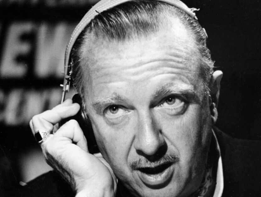 This undated file photo provided by CBS, shows CBS television newscaster Walter Cronkite. In...