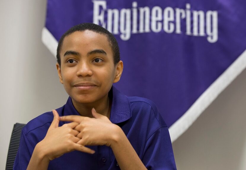  Carson Huey-You, 14,  graduates from Texas Christian University on May 13. He's the...