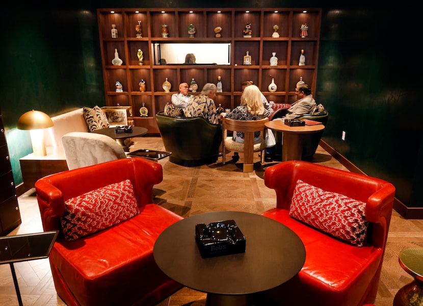 The cigar lounge at Bob's Steak & Chop House in McKinney is the local company's first.