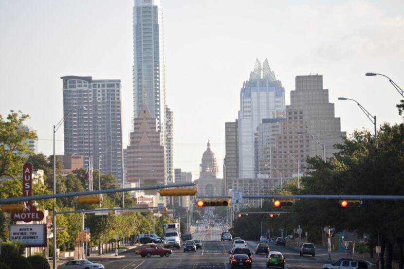 The Austin skyline in Austin on Thursday August 4, 2011.