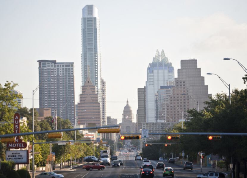 The Austin skyline in Austin on Thursday August 4, 2011.