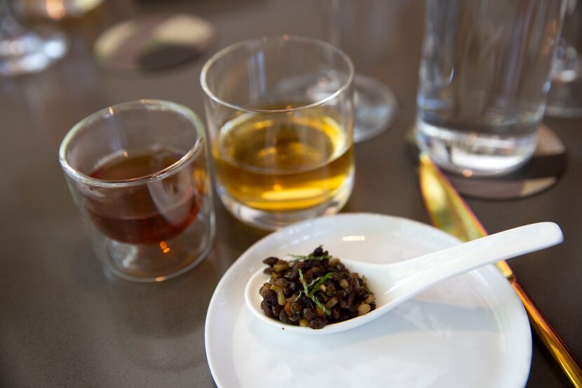 A side-by-side tasting of cold- and hot-brewed Nepalese Golden Tip Tea was paired with a...