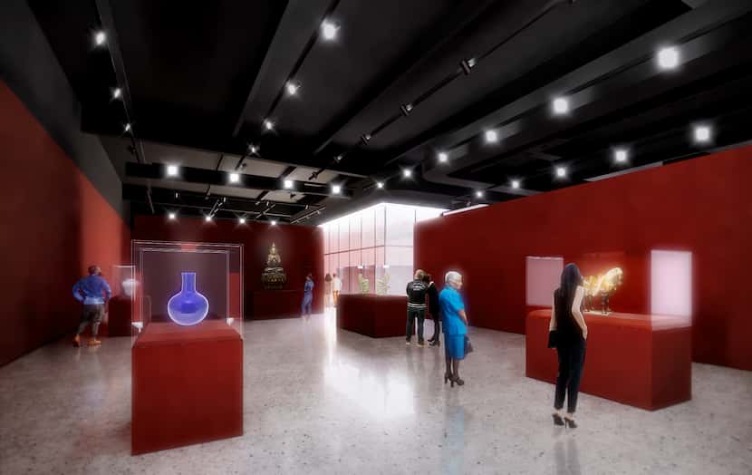 This is a rendering of the Crow Museum of Asian Art at the O'Donnell Athenaeum at UT-Dallas....