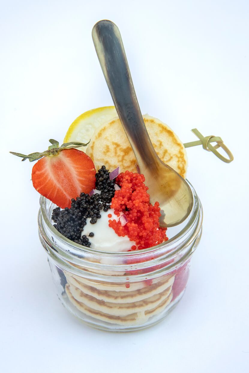 The Caviar With Blini jar 