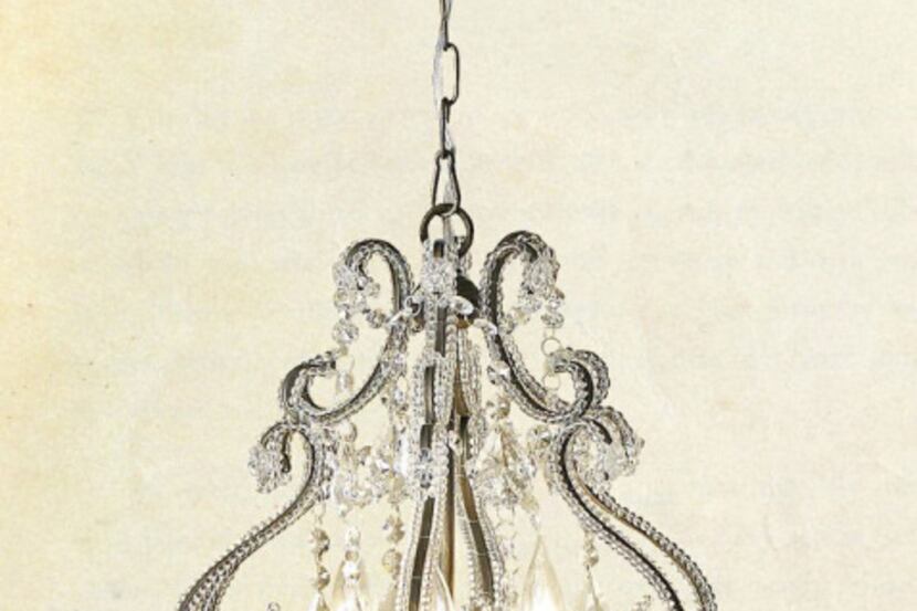 The Valentina chandelier ($499.95)