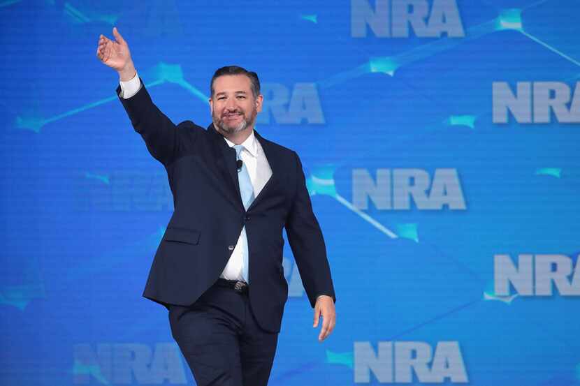 Sen. Ted Cruz, R-Texas, spoke during the NRA-ILA Leadership Forum at the 148th NRA Annual...