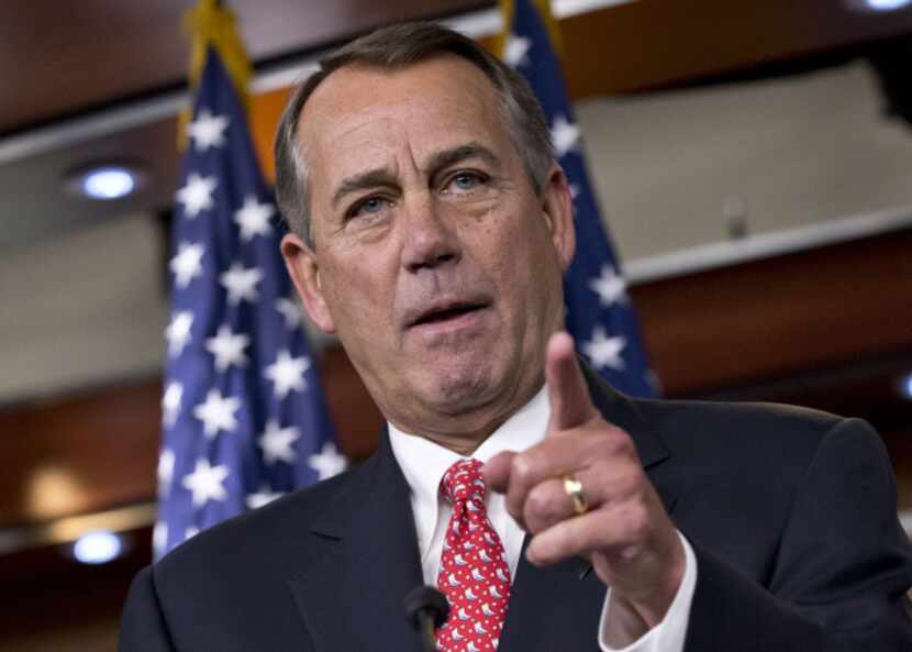 House Speaker John Boehner said he doesn’t care what tea party leaders want.