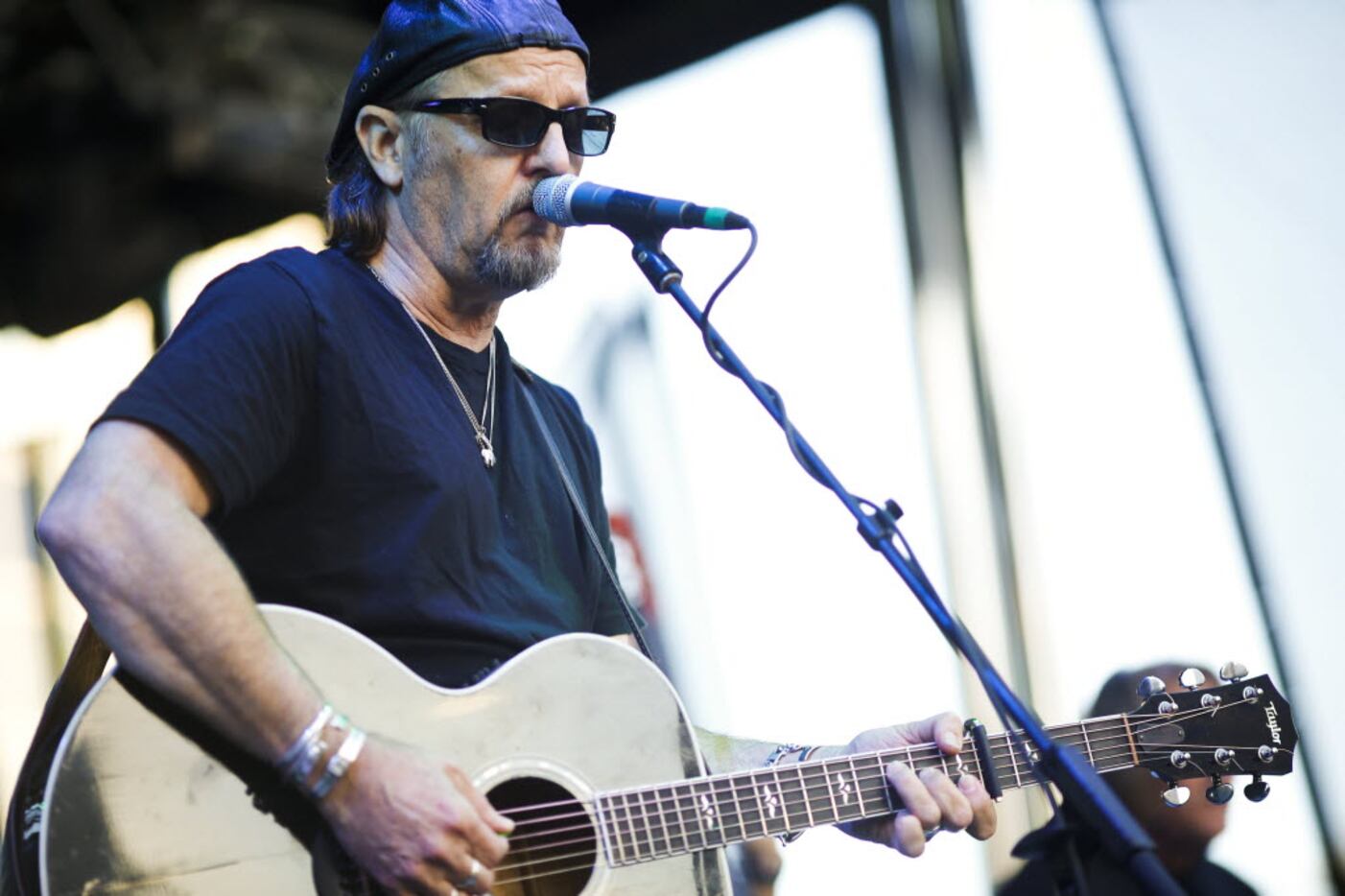 Jimmy LaFave performed at Klyde Warren Park in Dallas in October 2012. He often played in...