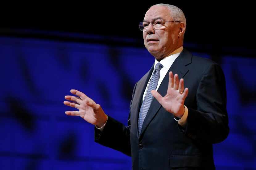 El general retirado Colin Powell en un evento de 2016 en el Meyerson Symphony Center de Dallas.