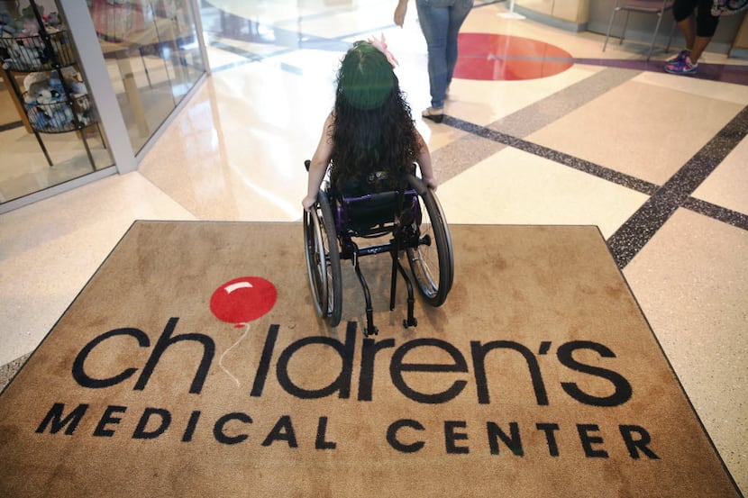 File image of patient entering Children's Medical Center  (David Woo/The Dallas Morning News)