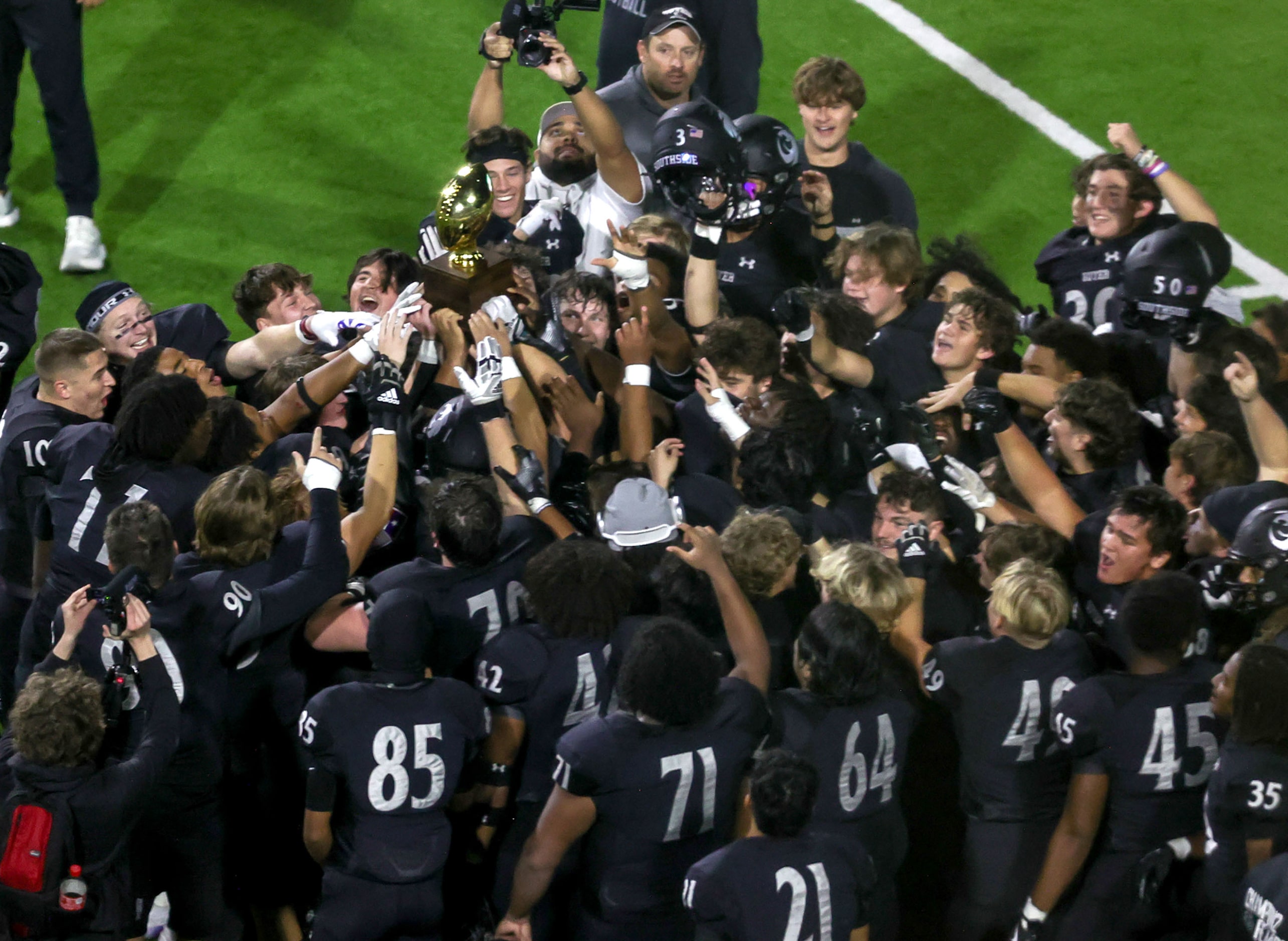 Denton Guyer beats McKinney, 52-30 in a Class 6A Division II bi-district high school...