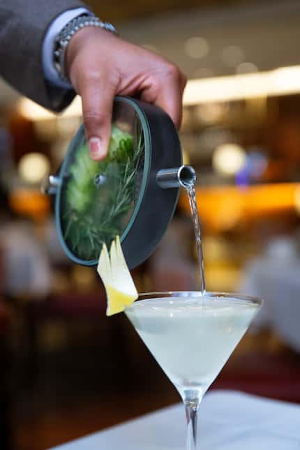 Some of the cocktails at Little Daisy in Dallas will be poured tableside.