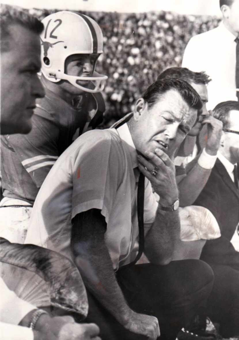 University of Texas football coach Darrell Royal on November 18, 1961.