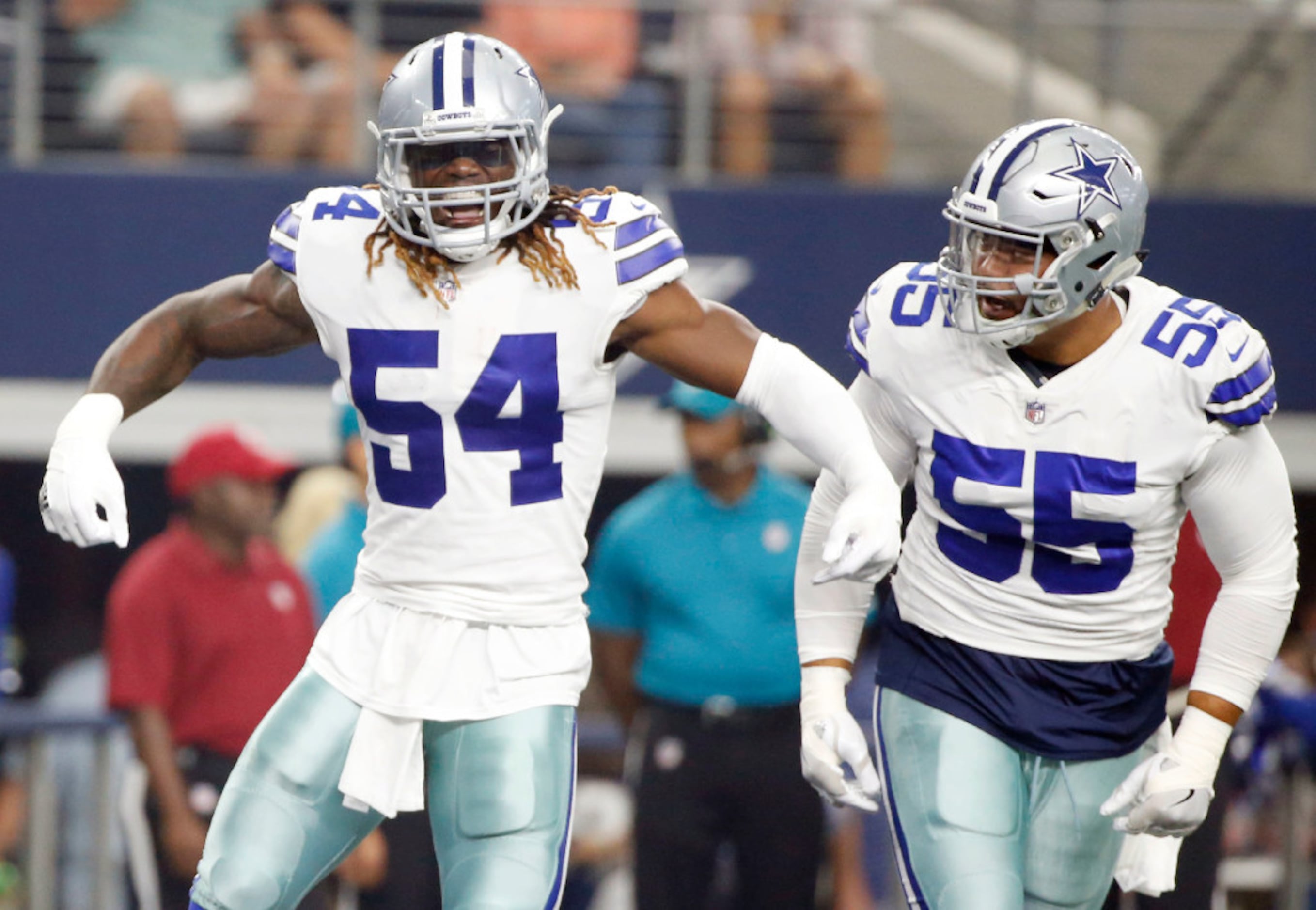 November 05, 2018:.Dallas Cowboys linebacker Jaylon Smith (54).during an  NFL football game between the Tennessee Titans and Dallas Cowboys at AT&T  Stadium in Arlington, Texas. Manny Flores/CSM Stock Photo - Alamy