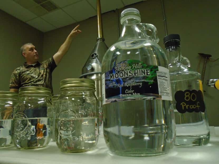Brian St. Clair  and his family opened a  new distillery,  Hocking Hills Moonshine,  in Logan.