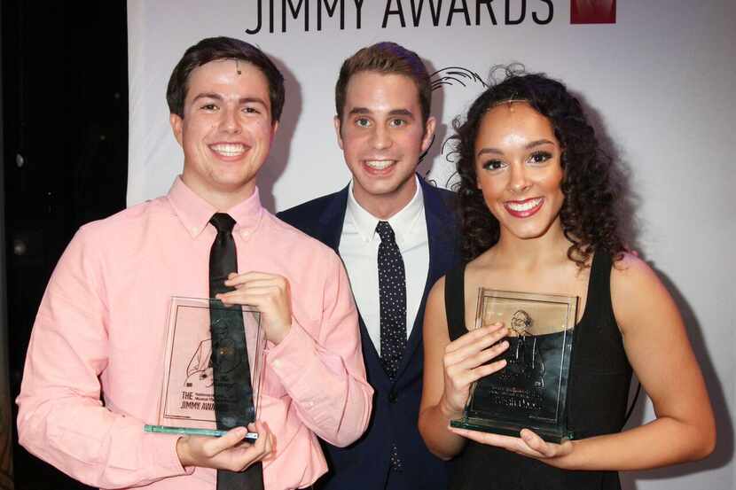 Tony Moreno (left) and Sofia Deler (right) won best actor and actress honors at the National...